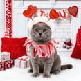 thumbnail image 3 of TIELUTT Collier Rouge et Chat pour la Saint-Valentin, Serre-Tête de Fête, Jeu de Rôle, Anniversaire Chat, 3 of 7