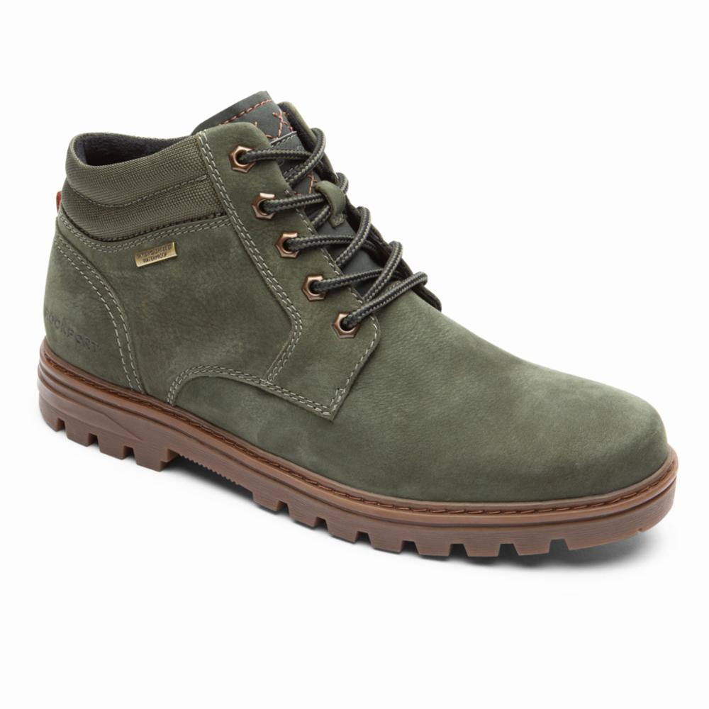 Bainx short combat boot with suede collar online