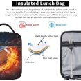 thumbnail image 5 of Ice Fire Football Reusable Lunch Box Insulated LunchBox Cooler Lunch Bag, 5 of 6