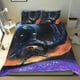 thumbnail image 1 of Escarabajo Azul Conjunto de sábanas temático, trío de piezas, cómodo y amigable con la piel, diseño único, regalo de decoración para el hogar para familiares, amigos y fans,173cm *218cm, 1 of 6