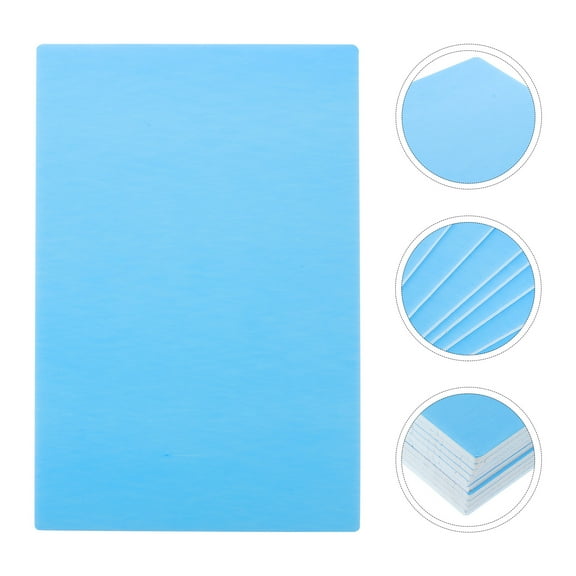 FRCOLOR Blue Foam Board for DIY Arts and Crafts 10Pack PVC and Foam Flexible Blank Boards 20x30 Inches