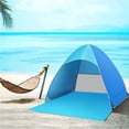 thumbnail image 5 of Beach Shelter, Portable Extra Light Beach Tent, Sun Shelter for 2-3 People, Includes Carry Bag and Tent Pegs, UV Protection, Beach Tent for Family, Beach, Garden, Camping, 5 of 5