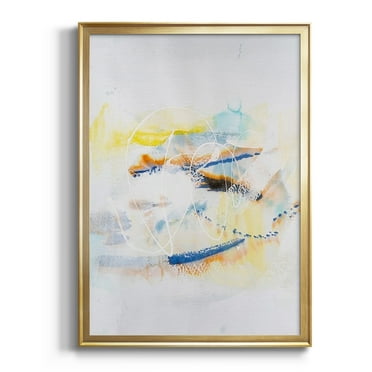 Spacial I Premium Framed Print, in Gold, Black, or Silver - Ready to Hang