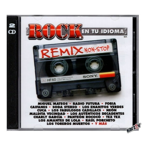 Rock En Tu Idioma Remix Non-stop 2 Discos Cd Sony Rock En Tu Idioma Remix Non-stop 2 Discos Cd