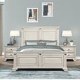 thumbnail image 5 of Roundhill Furniture Renova Distressed Parchment 2-Drawer Nightstand, 5 of 6