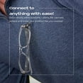 thumbnail image 3 of Soporte magnético para gafas Readerest, acero inoxidable, paquete de 2, 3 of 6
