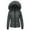#02Dark Gray, variant on yoeyez Womens Warm Winter Puffer Coats 2025 Trendy Hooded Jackets Thicken Down Coat With Hood Fur Lightweight Gray 3XL
