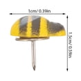 thumbnail image 3 of KAKOWELY 50Pcs Cartoon Pushpins Multi-function Thumb Tacks Animal Shaped Thumbtacks Map Accessory,0.59X"X0.39"X0.39", 3 of 4