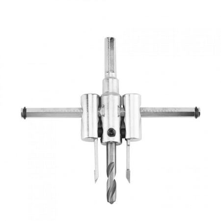 

Alloy Steel Wood Hole Saw Drill Bit Silver Hole Saw Drill Bit 30-120mm For Wooden Board Plastic Board