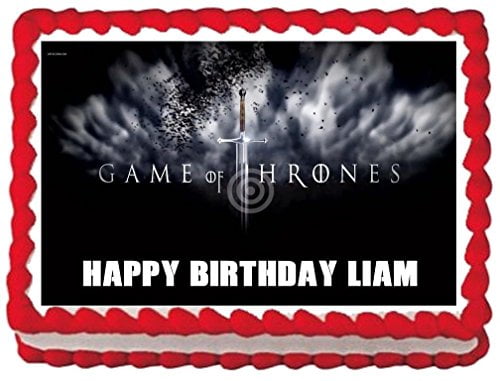 Game Of Thrones Edible Image Cake Topper Party Decorations