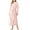Pink, variant on SwiftWear Soft Warm Fleece Robe Mens and Womens Fuzzy Robe 1 Piece Unisex Plush Long Bathrobe Shawl Collar Nightgown