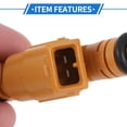 thumbnail image 4 of Unique Bargains 1 Pc No.0280155700/0280155703 Fuel Injector for Jeep Cherokee 1989-1998, 4 of 7