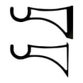 thumbnail image 1 of Village Wrought Iron CUR-BRAC-34 Curtain Brackets for 3/4 Inch Rods, 1 of 1