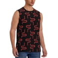 thumbnail image 2 of Kdxio Débardeur Rouge Serpent pour Hommes Musculation Gym Chemises Sans Manches Décontractées-TTG, 2 of 7