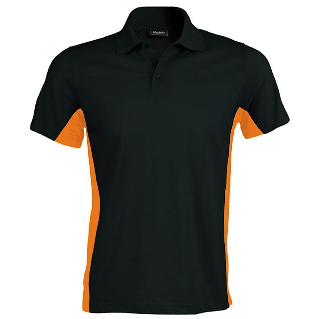 Kariban Polo à Manches Courtes pour Hommes (Dual Couleur)