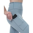 thumbnail image 5 of Allsense Women's Seamless Full Length High Waist Leggings with Pockets Yoga Cobalt Blue X-Large, 5 of 7
