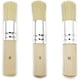 thumbnail image 1 of Juego de 3 pinceles para plantillas, pincel de madera, pintura con mango de madera, 1 of 5