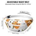thumbnail image 3 of Fanny Pack Halloween Pumpkins Bats and Stars Waist Pack Bag,Running Cross Bag,Waterproof Large Fanny Packs for Women Men for Travel Running Hiking Cycling, 3 of 6