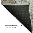 thumbnail image 5 of Addison Rugs Mayfield Premium Machine Washable Traditional Border Paprika Rectangle Rug, 3' x 5', 5 of 7