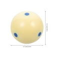 thumbnail image 2 of Resin Billiard Ball Billiard Training Ball Wear-resistant Billiard Ball Reusable Pool Ball for Billiard, 2 of 7