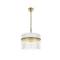 Living District Paulina 16 Inch Chandelier In Satin Gold