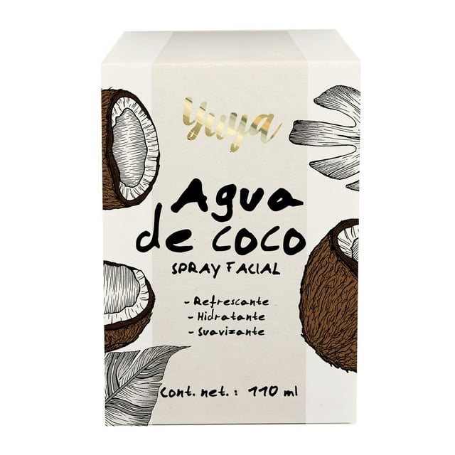 Yuya - Agua de Coco hidratante enriquecido con aloe vera y ginseng, 110 ml