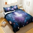 thumbnail image 3 of Move Over Blue Galaxy Bedding Sets Full Galaxy Duvet Cover Set Galaxy Pattern Microfiber No Filling, 3 of 9