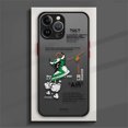thumbnail image 1 of Funda de teléfono mate para iPhone 14 13 11 12 Pro XS Max XR X 7 8 6 6S Plus MINI silicona borde duro PC cubierta Street Sneakers etiquetas Dengxun unisex, 1 of 2