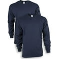 thumbnail image 1 of T-Shirt à Manches Longues Ultra Coton pour Adulte, Lot de 2 T-Shirts, 1 of 3