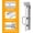 Silver, variant on 4 Pack 8"/10"/12" Boat Trailer Bunk Brackets for 1.5" x 3", 2" x 3", 3" x 3" Boat Trailer Crossmember