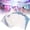 Laser Silver, variant on M Buder 50G PVC 4 Corner Hole Square Sequins Wedding Decoration Clothes Accessories Sewing Trim Embellishments Craft Supplies Transparent Colorful Blue (2 x 2 inches / 50 x 50 mm)