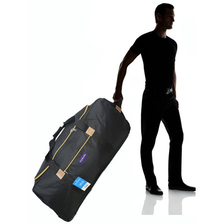 - BoardingBlue Airlines Rolling 50LB Duffel Bag w linear size 62