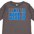 thumbnail image 4 of Inktastic I Like to Move It Move It Boys or Girls Long Sleeve Toddler T-Shirt, 4 of 5