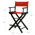 thumbnail image 6 of 24" Director's Chair Black Frame-Red Canvas, 6 of 7