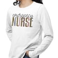 thumbnail image 2 of Emergency Nurse Leopard Print Long Sleeve Shirt Unisex 2X-Large White, 2 of 5