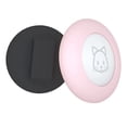 thumbnail image 1 of Soporte para Collar de , para Air Tag Collar Holder Compatible con GPS Tracker, Paquete de 2 Fundas Negro y Rosa, 1 of 7