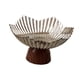 thumbnail image 4 of Bandeja para servir con pedestal para fruta. Decoración moderna, versátil y creativa para el hogar. Gris claro, 4 of 9