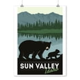 thumbnail image 2 of Sun Valley, Idaho, Black Bear and Cub (9x12 Wall Art Print, Home Decor), 2 of 3