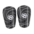 thumbnail image 3 of Espinilleras de fútbol, Espinilleras de fútbol Equipo de protección para piernas Deportivo ergonómico y Compacto Equipo de fútbol, para Ciclismo Tibia 10cmx6cm, 3 of 8