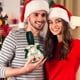 thumbnail image 4 of Christmas Candy Canvas Bag Christmas Eve Party Apples Drawstring Handbag Christmas Gift Bag, 4 of 6