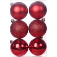 thumbnail image 5 of 6 piezas/caja de bolas de Navidad para árbol de Navidad, 4/6/8 cm, bolas de Navidad multicolor, adornos para jardín, fiestas, hogar, decoraciones de Año Nuevo 2025, 5 of 5
