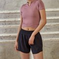 thumbnail image 3 of Pantalones cortos deportivos para mujer Pantalones cortos de fitness de verano Pantalones cortos para correr Pantalones cortos de yoga, 3 of 6