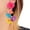 Multi, variant on FENOHREFE Flower Shaped Exaggerate Earrings Eye Catching Ear Rings Flowers Dangle Earrings Elegant Parties Jewelry