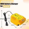 thumbnail image 2 of Mini Fast Charger Replacement for Dewalt 20V Battery Charging Station Compatible with Dewalt 20v Battery Charger DCB104 DCB107 DCB112, 2 of 8