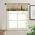 thumbnail image 3 of Hokiten Rod Pocket Curtain Valance, Forest Tree Farmhouse Window Valance for Living Room, Bedroom, Kitchen Modern Vintage Winter Fall Natural Plant 54"W x 18"L, 3 of 8
