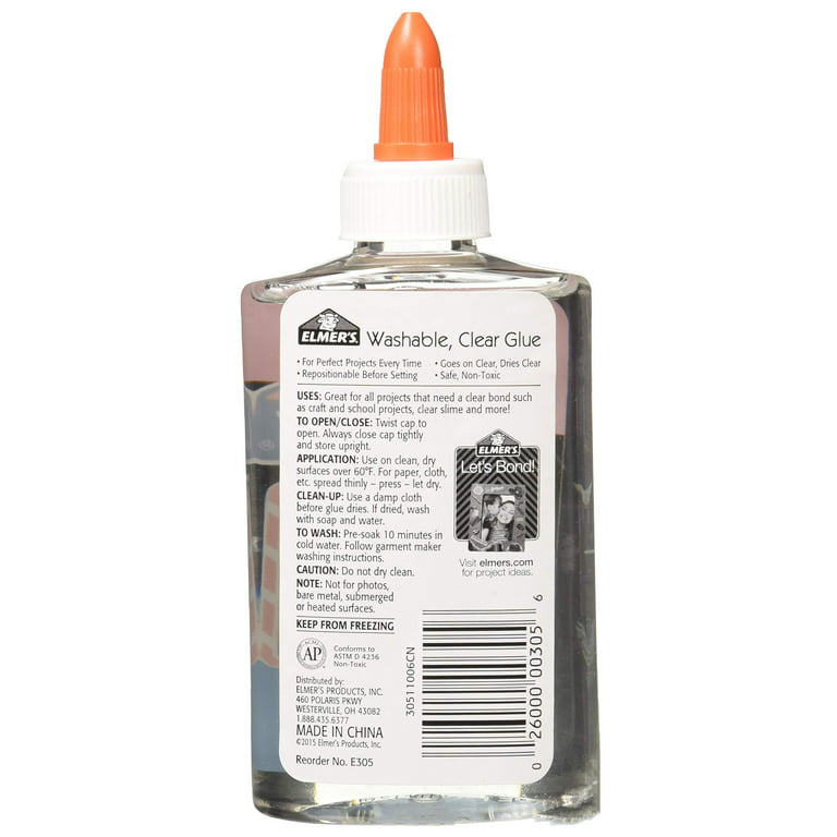 Elmer's Washable Clear Glue 5oz. #E305 - Stationery and Office