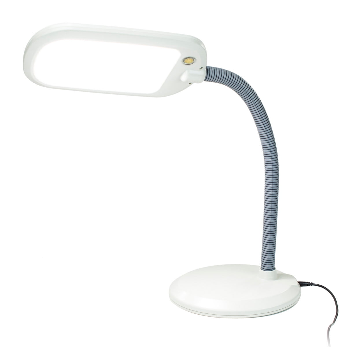 Led Bright Reader Natural Daylight Full Spectrum Desk Lamp Grey
