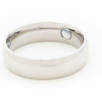 MagneHealth Stainless Steel Band Ring, Size 10