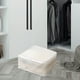 thumbnail image 4 of Caja de almacenamiento plegable de plástico para debajo de la cama | Organizador EVA inodoro y a prueba de humedad | Translúcido blanco | Gran capacidad para almohadas, mantas, abrigos, juguetes, 4 of 7