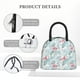thumbnail image 4 of Fotbe Tropical Flamingo Bolsa de Almuerzo con Estampado, Lonchera Aislada, Contenedor de Comida Reutilizable Tipo Cooler a Prueba de Fugas, 4 of 6